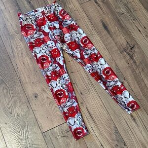 Blackmilk Red Monster Leggings XS